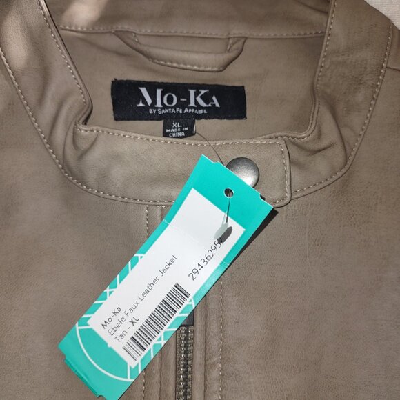 NWT Mo-Ka Faux leather Jacket - Picture 2 of 4